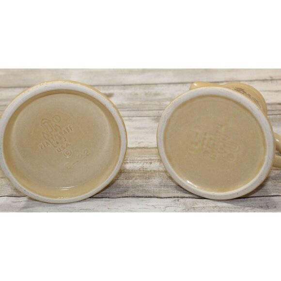 Pfaltzgraff Village Creamer 6-24 and Sugar 6-22 Set, Beige With Brown Designs - Picture 5 of 7